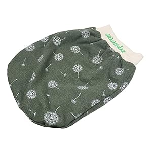 Trappelzak paardenbloem olijfgroen baby met naam, slaapzak gepersonaliseerd, babyslaapzak in verschillende maten (olijfgroen, 80)