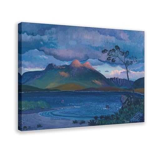 Impression sur toile Arenig James Dickson Innes cadre suspendu 20x30 cm