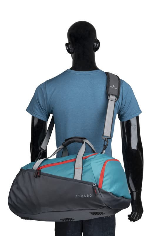Image of Strabo Rugby Travel Duffel Bag - Colour Teal Water Resistant