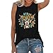 Damen Schulterfrei-Sommer-Ärmellose-Trägershirt: Freizeit Tunika Oversized Breite Oberteil Atmungsaktiv Lässiger Basic Weste Sommer Cami Loose Bluse Vest Shirts Tops Schlank Lässige Tee Sport Tank