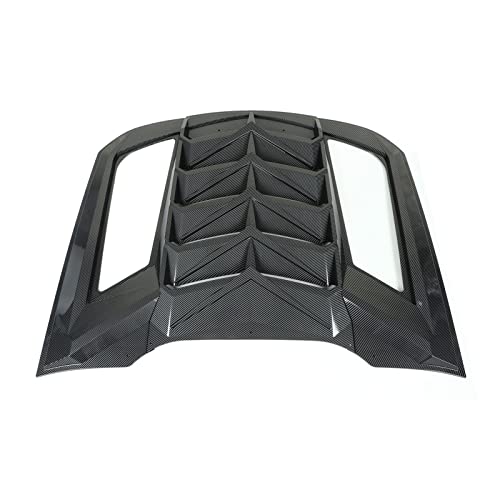 Aletas de plástico ABS con protección UV para luna trasera de coche 2