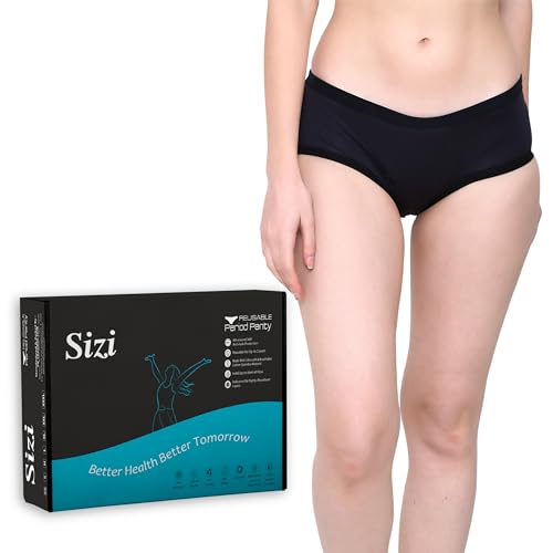 Image of Sizi Women Heavy Period Panty Hipster Leak Proof Underwear for Medium to Heavy Flow| Hipster Period Panty.