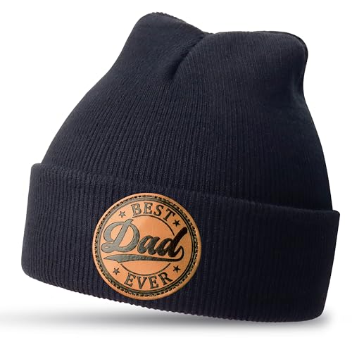 Jeasona Best Dad Beanie for Dad Daddy Birthday Gift from Son Daughter Father Presents for Man Who Wants Nothing Fathers Day