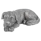 TOPPERFUN Grabsteine Für Tiere Aus Kunstharz Glatt Poliert Abriebfest Als Gedenkstein Für Haustier-grabstätte Personalisierbar Dekorative Statue Für Außenbereich