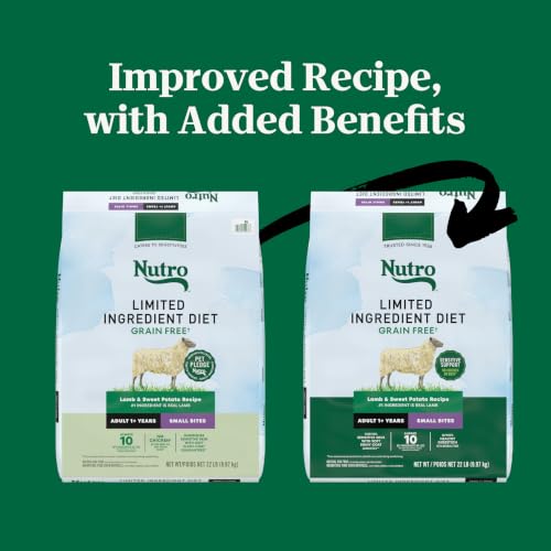 Image of Nutro Limited Ingredient Diet Small Bites Dry Dog Food, Lamb, 22 lb