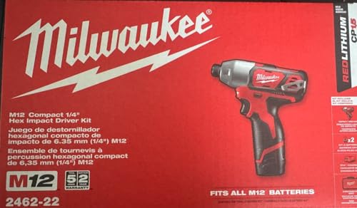 Milwaukee M12 Cordless Impact Driver Kit