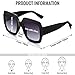 STORYCOAST Oversized Square Sunglasses Womens Retro Shades Luxury Big Sun Glasses UV400 Protection