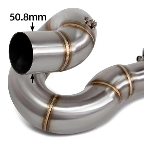 Tube avant d'échappement 51mm pour Ninja 650 et Z650 2017-2023