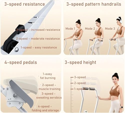 Grimpeur vertical pliable avec moniteur LED pour cardio à domicile - 2