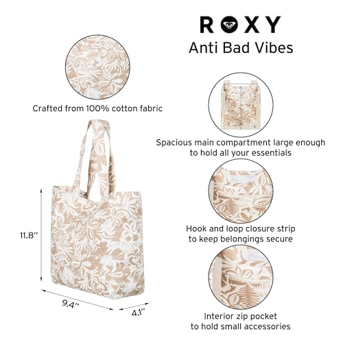 Image of Roxy Cotton Tote Bag | Everyday Carry | Beach | Travel | Vacation | Reusable | Lightweight