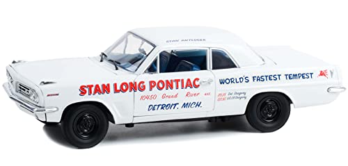 Modelo a escala 1:18 Pontiac Tempest 1963 blanco miniatura 1