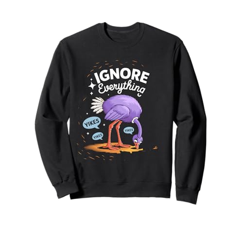Ignorar Todo el Humor sarcástico Sudadera