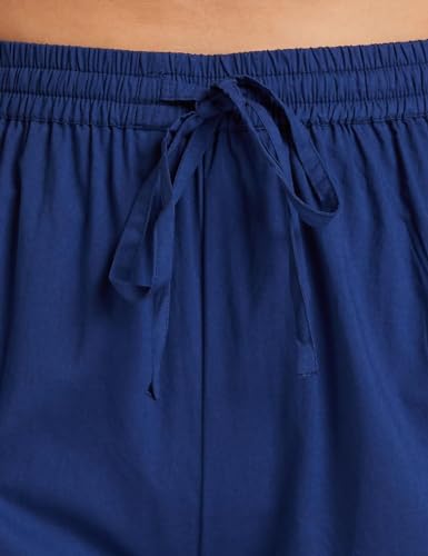 Image of Pack of 1 Stylish & Comfortable Rayon Cotton Straight Cut Wide Legs Palazzo Trousers for Women /Knitted Rayon Cotton Ethnic Palazzo White
