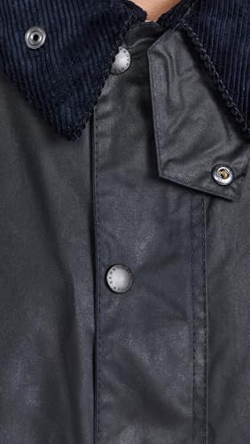 Image of Barbour Men's Bedale Wax Jacket, Navy, 36