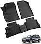 Landrol Car Floor Mats Replacement for 2020-2023 Kia Seltos Protection Custom Fit Waterproof Carpets All Weather Durable Odorless Liners Front & Rear Black