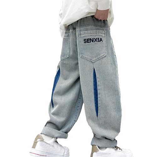 Stylish Boys Sport Pants Durable Straight Leg Design Comfortable Elastic Waist Perfect for Everyday Activities