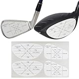 Eighteen Golf ゴルフ ショットマーカー 120ショット ゴルフ ショットセンサー ゴルフ練習用品 シール ドライバー アイアン ショットセンサー (ドライバー用、アイアン用 各60枚入)