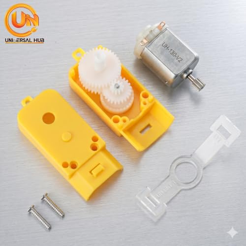 Image of 4Pcs DC 300 RPM BO Motor Dual Shaft Smart Car Robot Gear 3V to 12V