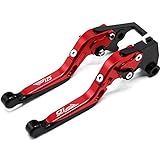 Motobike Marca: Aprilia ZhengELE for Aprilia RS125 Mango 2006 2008 2009 2010 Motocicleta Plegable del Freno de Mano Extensible Ajustables Freno palancas de Embrague RS 125 (Color : Multi)