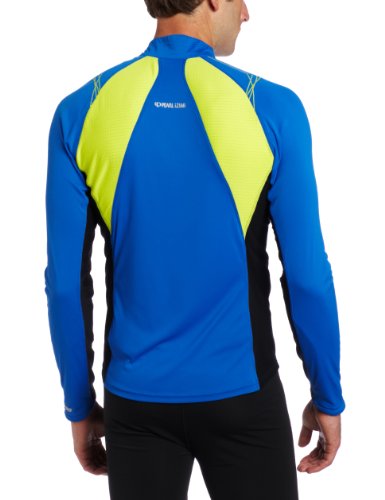 Pearl Izumi Men's Infinity Intercool Long Sleeve Shirt,True Blue/Lime,Medium #TOP1