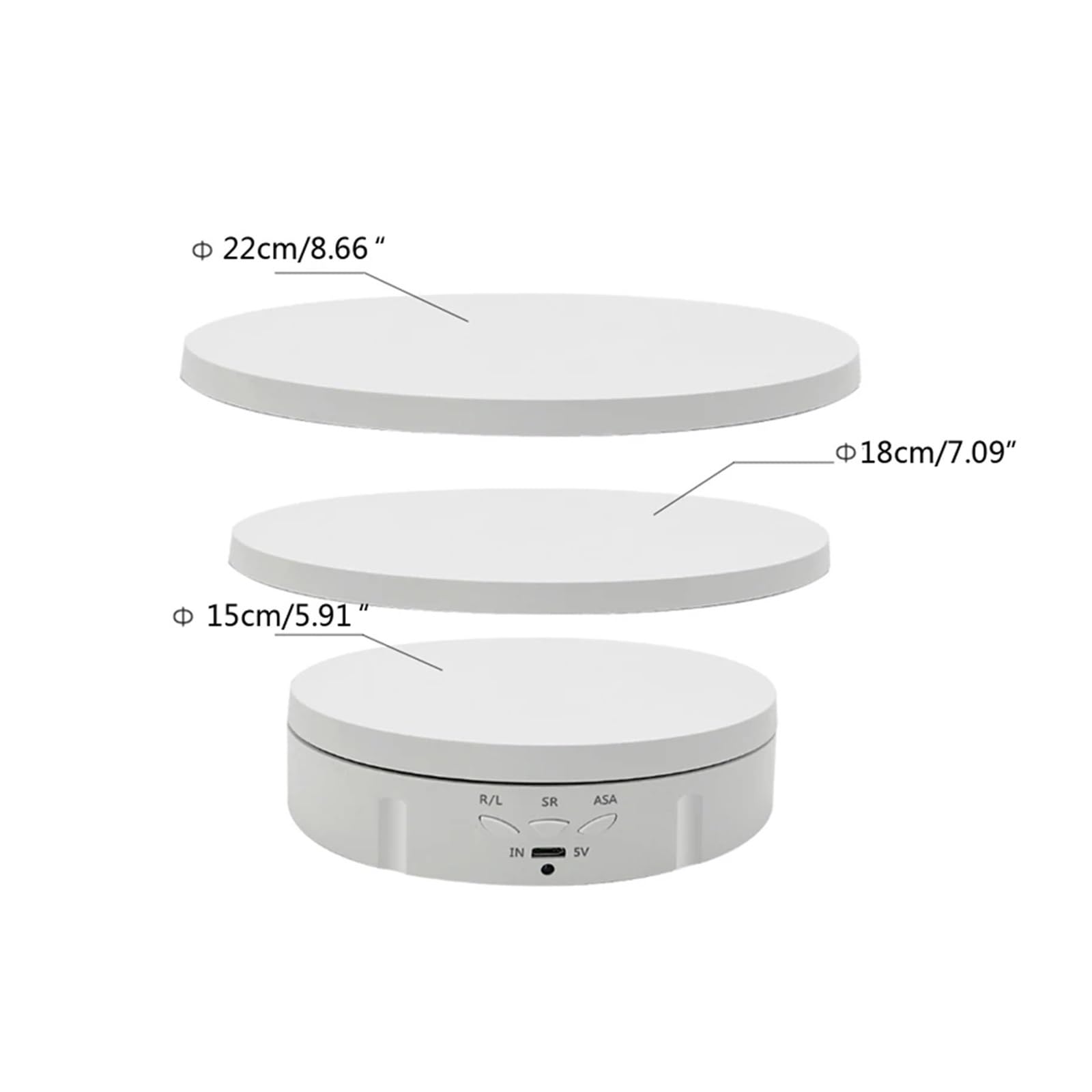 Stojak Obrotowy 360° Na Gramofon Z Pilotem
