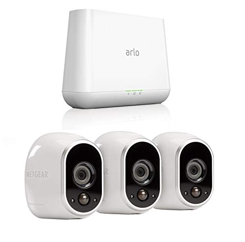 Arlo by NETGEAR Security System with 3 HD Cameras (Vms3330) and Gen 4 Pro Base (Vmb4000)