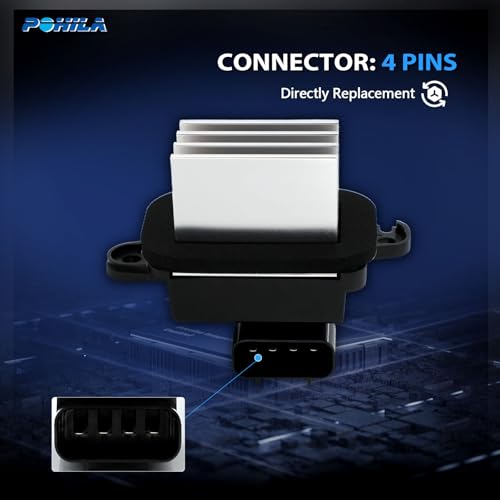 Image of HVAC Heater Blower Motor Fan Resistor 27151ZQ00A Replacement for Nissan Infiniti QX56 QX80 Armada Quest Replace# 27151-ZT00A 27151-ZM70A 27151-ZQ00A RU792 JA1808 4P1686