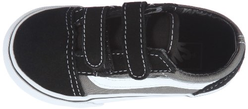 Image of Vans Toddler Old Skool V , Black /Pewter-9.5 Toddler