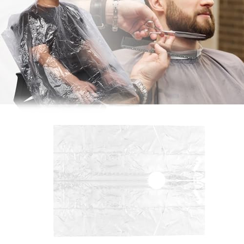 Delantal desechable para peluquería 50 piezas PE miniatura 2