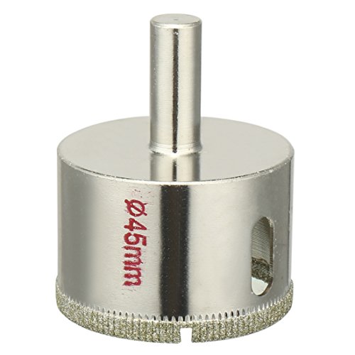 Sourcingmap 45mm Diamond Coated Glass Hole Saw Drill Bits for Ceramic Tile Marble Rock Porcelain Bottles Pots Brick - Image 2