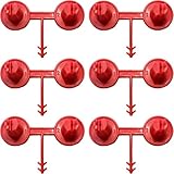 ixirpro Red Nozzle 6 Pack (1-2)(Vertical - Horizontal) for Spray Foam Gun, Precision Wedge Spray for Vertical & Ceiling Coverage, Durable Foam Gun Nozzles for Walls, and Overhead Applications