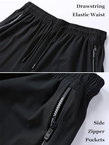 Boys Athletic Shorts Quick Dry Zipper Pockets Active Gym Workout Shorts 8-16 Years4