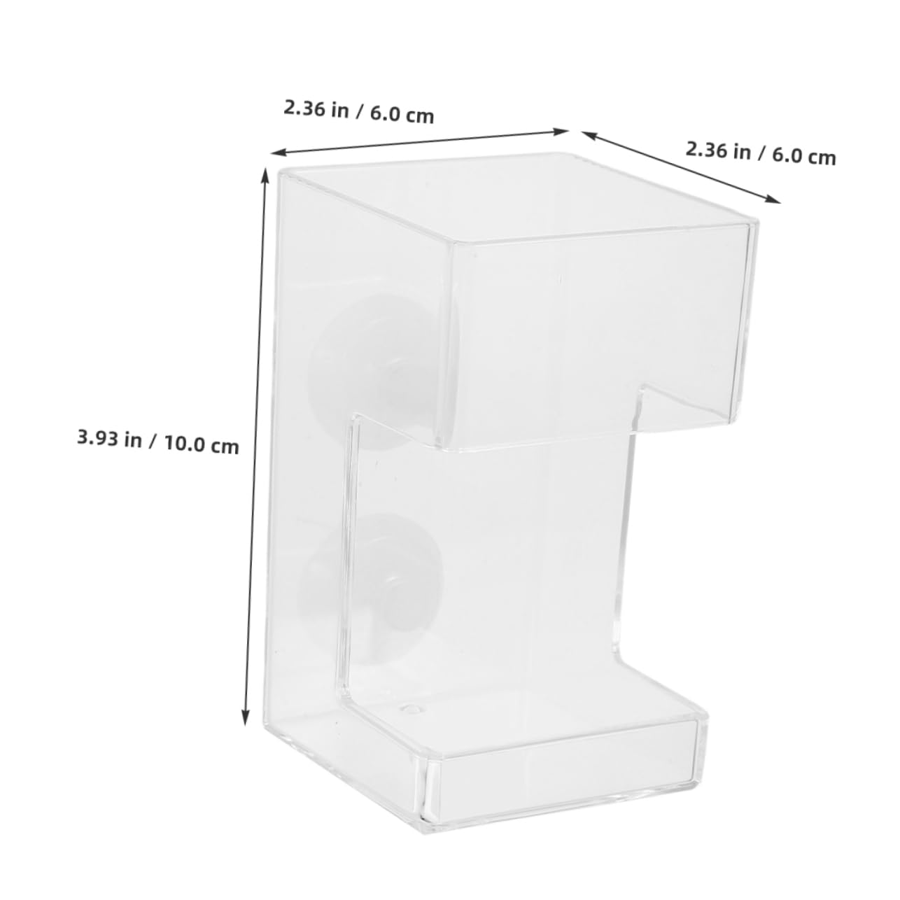BESPORTBLE Shrimp Feeder Fish Tank with Cup Food Dispenser Fish Feeder Dish Transparent Aquarium Equipment