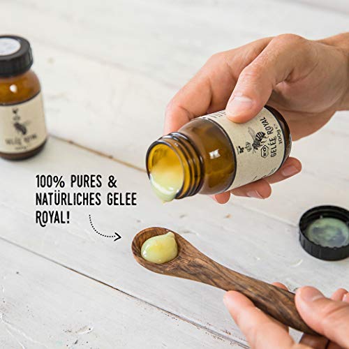 beegut Gelée Royal BIO, 100% natürliches Gelee Royale pur, zur direkten Einnahme, versandt in nachhaltiger Kühlbox (1 x… – Bild 3