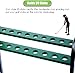 EXOGUN Metal Big Golf Club Organizer Holder Rack for Garage, 20 Putters Outdoor Indoor Home Gym Backyard Green Golf Display Storage Tool