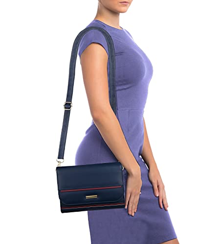Image of ALSU Women's trendy Sling Bag | handbag | purse | crossbody bag| deattachable straps | adjustable straps |card slots 4| side bag| phone pocket