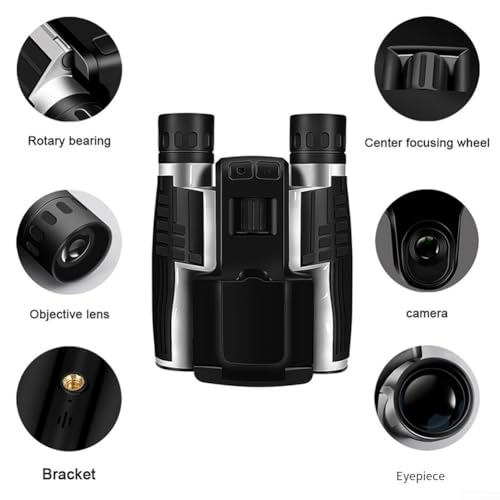 Binoculares digitales con cámara y Zoom óptico 12x miniatura 4