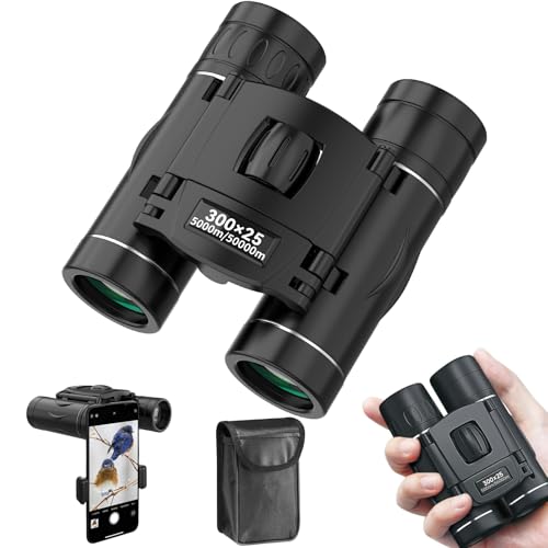 300x25 Binoculars for Adults and Kids, High...