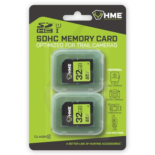 Image of HME SD Cards - Compact Durable Reliable High-Speed Memory Cards Compatible with SDHC Slot Devices, 32GB - 2 Pack