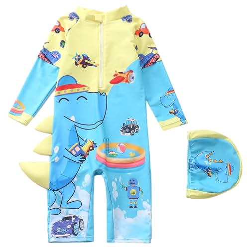Maillot de bain enfant garçon 11 ans avec rash-guard et chapeau