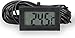 Miaison Mini thermomètre numérique LCD avec sonde pour réfrigérateur, congélateur, aquarium, réservoir d'eau, câble de 2 m