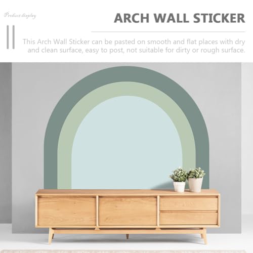 Sticker mural géométrique d'arche décoration murale moderne chambre