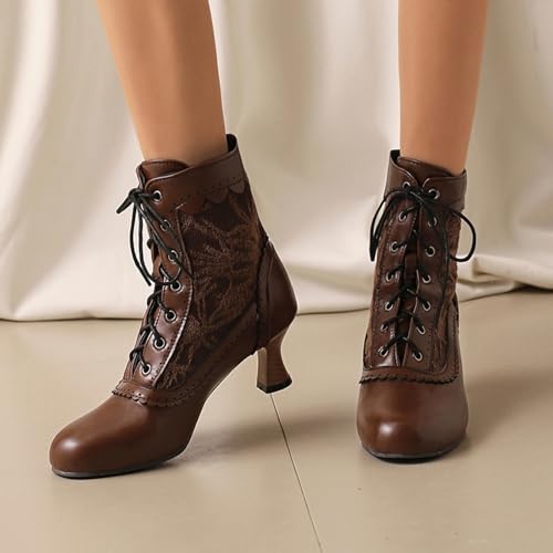 Bottes occidentales grande taille confortables pour mollets larges - 3