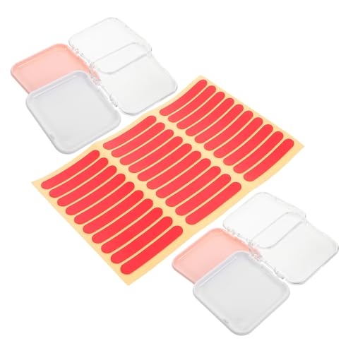 Mikinona 1 セット 装着収納ボックス ポーチタブレットケース プロテクターシャワーキャップ ビーズ 化粧手鏡 特別な櫛 マニ ディスプレイブック ネイルディスプレイブック プラスチック