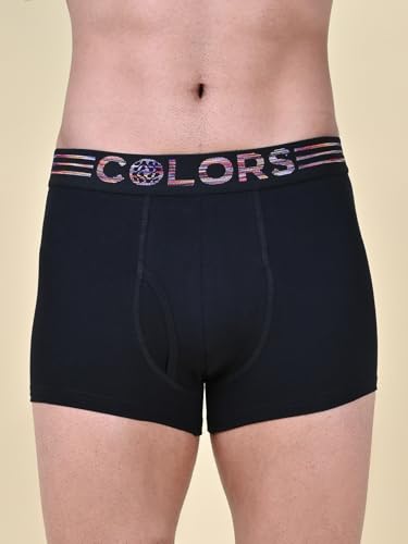 Image of Rupa Colors Solid Trunk for Men, Cotton Blend, Outer Elastic, Regular Fit, Pack of 1