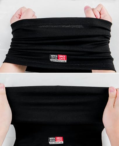 Image of BOCOMAL FR Neck Gaiters Face Mask 7oz Mightweight Flame Resistant Welding Hood NFPA2112 CAT2