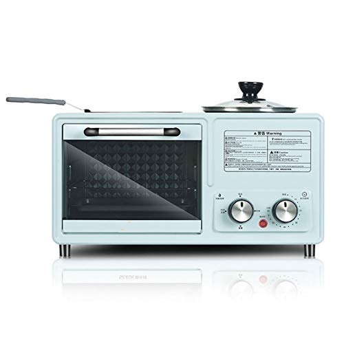 Mini Backofen 8 Liter, Pizzaofen, Minuten Timer, Herhausnehmbares Krümelblech, Kleiner Backofen, 800 Watt