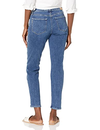 PAIGE Women's Brigitte Mid Rise Boyfriend Ankle Length in Ornate Distressed2