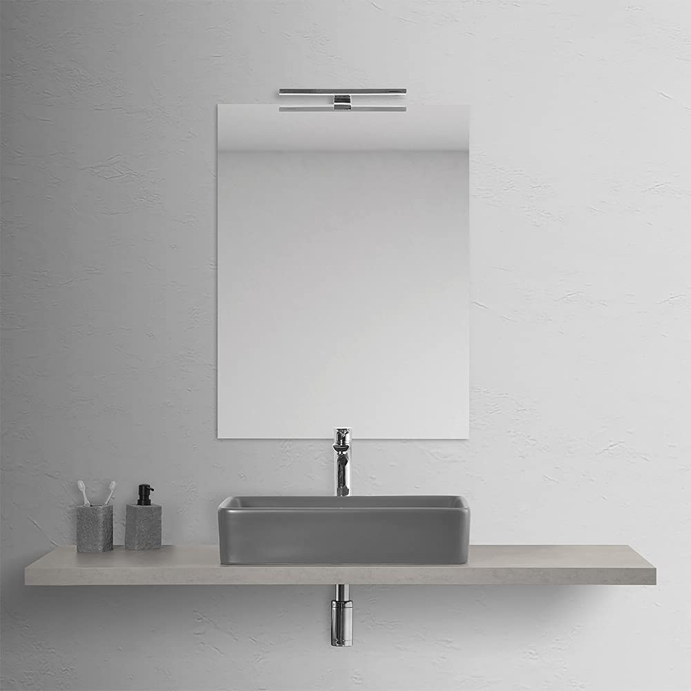 Inbagno Master Mensola sospesa per lavabo 140 cm Grigio Cemento Rivestimento Idrorepellente