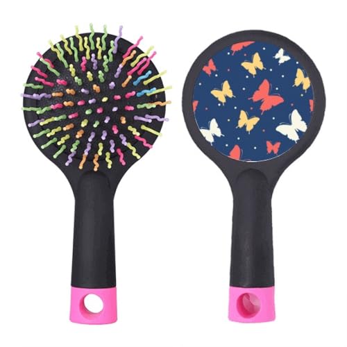 Brosse à cheveux démêlante sur coussinet brosse picots souples